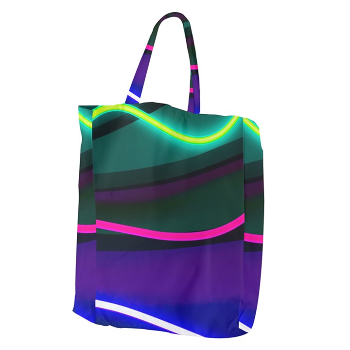 Neon Wonder Giant Grocery Tote