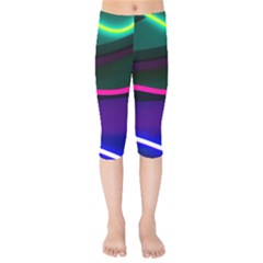 Neon Wonder Kids  Capri Leggings  by essentialimage