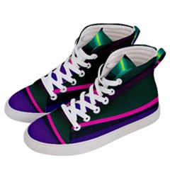 Neon Wonder Men s Hi-Top Skate Sneakers