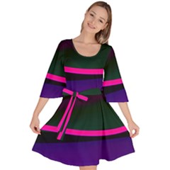 Neon Wonder Velour Kimono Dress by essentialimage