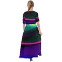 Neon Wonder Waist Tie Boho Maxi Dress View2