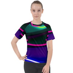 Neon Wonder Women s Sport Raglan Tee