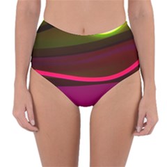 Neon Wonder Reversible High-waist Bikini Bottoms by essentialimage