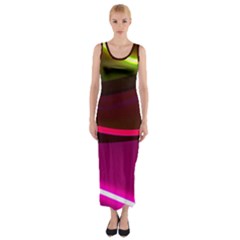 Neon Wonder Fitted Maxi Dress by essentialimage