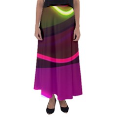 Neon Wonder Flared Maxi Skirt by essentialimage