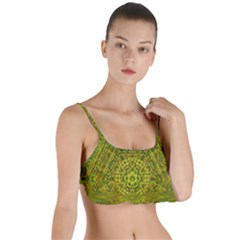 Gold Golden Sunset Mandala Layered Top Bikini Top 