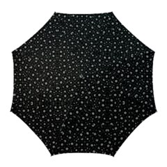 Black And White Intricate Geometric Print Golf Umbrellas by dflcprintsclothing