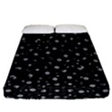 Black And White Intricate Geometric Print Fitted Sheet (Queen Size) View1