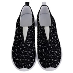 Black And White Intricate Geometric Print No Lace Lightweight Shoes by dflcprintsclothing