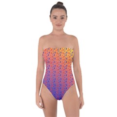 Animal Paws Tie Back One Piece Swimsuit