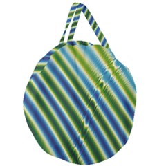 Blueglow Giant Round Zipper Tote by Sparkle