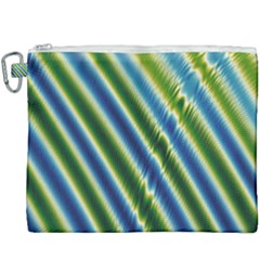 Blueglow Canvas Cosmetic Bag (xxxl) by Sparkle