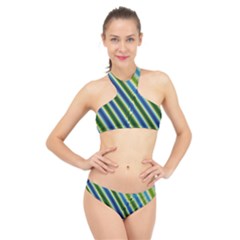 Blueglow High Neck Bikini Set by Sparkle