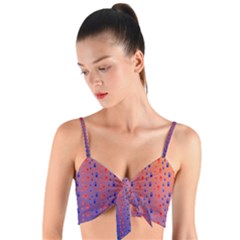 Animal Paws Woven Tie Front Bralet