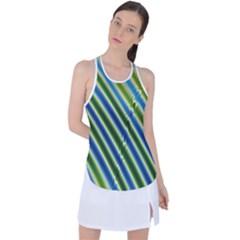 Blueglow Racer Back Mesh Tank Top