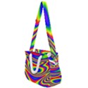 Rainbow Rope Handles Shoulder Strap Bag View1