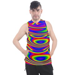 Rainbow Men s Sleeveless Hoodie