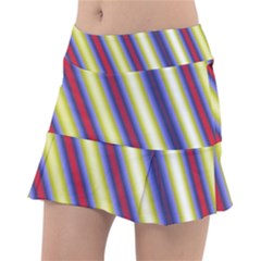 Colorful Strips Tennis Skorts by Sparkle