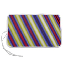 Colorful Strips Pen Storage Case (s)