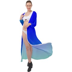 Turquis Maxi Chiffon Beach Wrap by Sparkle