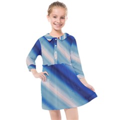 Violet Orange Kids  Quarter Sleeve Shirt Dress by Sparkle