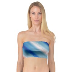 Blue White Bandeau Top by Sparkle