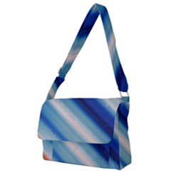 Violet Orange Full Print Messenger Bag (l)