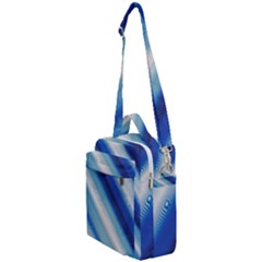 Blue White Crossbody Day Bag by Sparkle