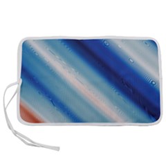 Blue White Pen Storage Case (l)