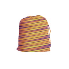 Rainbow Waves Drawstring Pouch (medium) by Sparkle