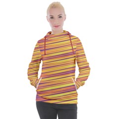 Rainbow Waves Women s Hooded Pullover