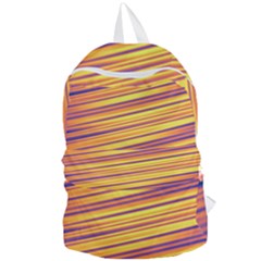 Rainbow Waves Foldable Lightweight Backpack