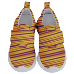 Rainbow Waves Kids  Velcro No Lace Shoes