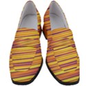 Rainbow Waves Women s Chunky Heel Loafers View1