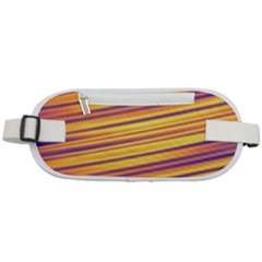 Rainbow Waves Rounded Waist Pouch