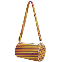 Colorful Strips Mini Cylinder Bag