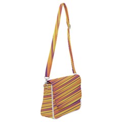 Strips Hole Shoulder Bag With Back Zipper by Sparkle