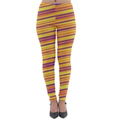 Strips Hole Lightweight Velour Leggings by Sparkle