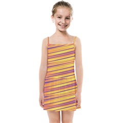 Strips Hole Kids  Summer Sun Dress by Sparkle