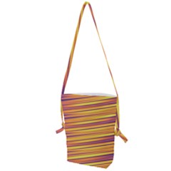 Strips Hole Folding Shoulder Bag by Sparkle