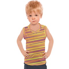 Strips Hole Kids  Sport Tank Top