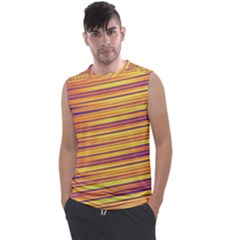 Strips Hole Men s Regular Tank Top