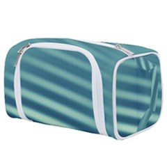 Blue Strips Toiletries Pouch by Sparkle