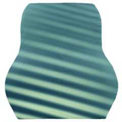 Blue Strips Car Seat Back Cushion  by Sparkle