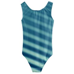 Blue Strips Kids  Cut-out Back One Piece Swimsuit by Sparkle