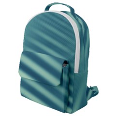 Blue Strips Flap Pocket Backpack (small) by Sparkle