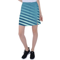 Blue Strips Tennis Skirt