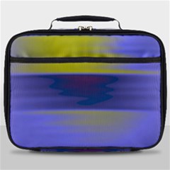 Blue Strips Full Print Lunch Bag by Sparkle