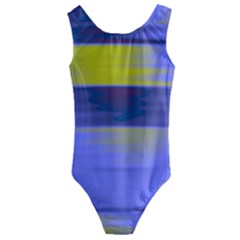 Blue Strips Kids  Cut-out Back One Piece Swimsuit by Sparkle