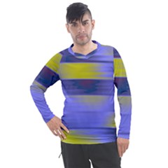 Blue Strips Men s Pique Long Sleeve Tee